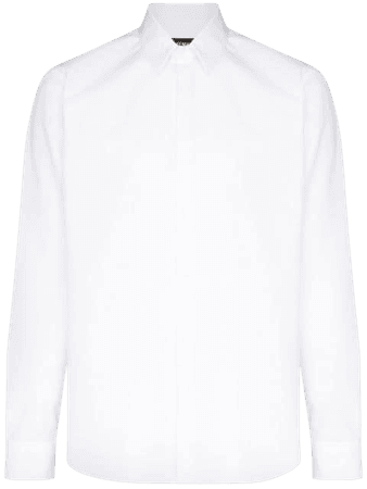 White Fendi classic poplin shirt FS0816AAP8 - Farfetch