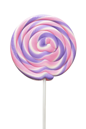 Pink and purple lollipop