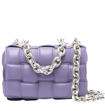 Bottega Veneta interwoven-detail shoulder bag purple 631421VBWZ0 - Farfetch
