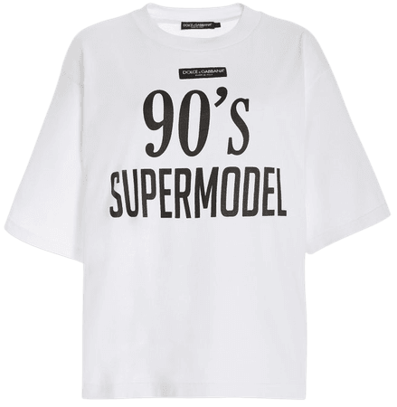 Oversized Logo Cotton T-Shirt By Dolce & Gabbana | Moda Operandi