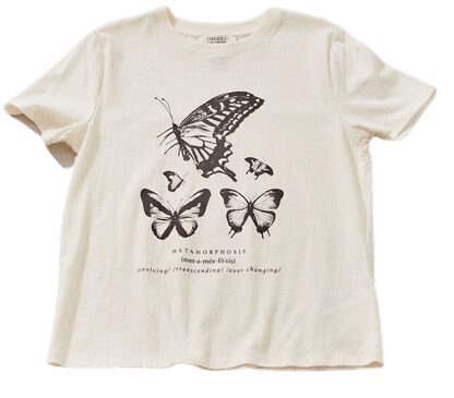 Organically Grown Cotton Butterfly Tee