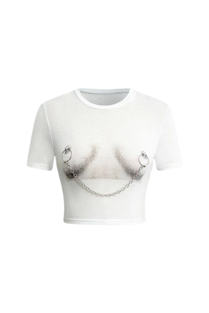 Body Print Chain T-shirt – Micas