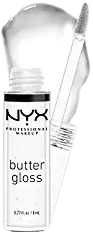 Amazon.com: NYX PROFESSIONAL MAKEUP Butter Gloss, Non-Sticky Lip Gloss - Sugar Glass (Clear)