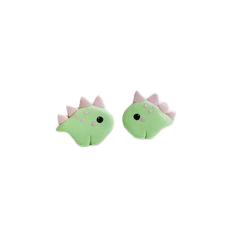 Pastel Green Dinosaur Earrings