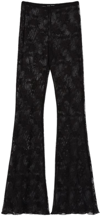 Flared lace pants - Pants - Woman | Bershka
