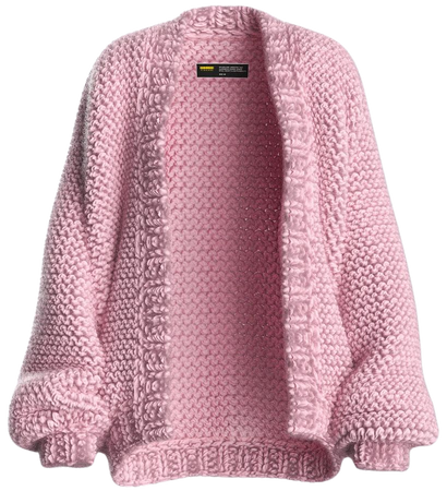 Blaise Pink Grobstrick-Cardigan – FINESSE