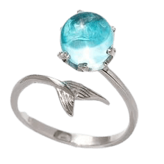 Seaglass Mermaid Ring