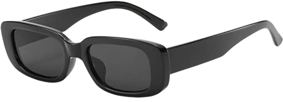 Amazon.com: Dollger Rectangle Sunglasses for Women Trendy 90s Retro Sunglasses Square Frame Black sunglasses : Clothing, Shoes & Jewelry