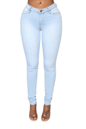 Alexa High Rise Skinny Jeans - Light Blue Wash, Jeans | Fashion Nova