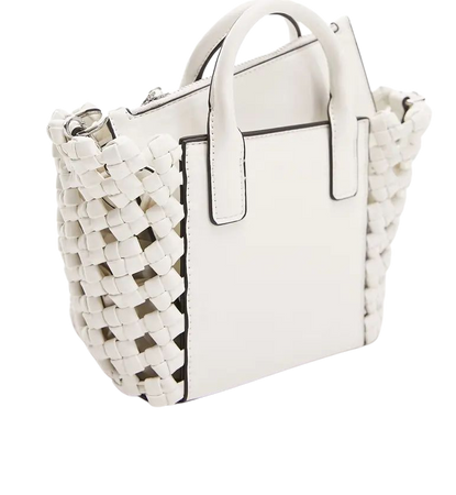 Topshop Gemma Woven Faux Leather Crossbody Bag | Nordstrom