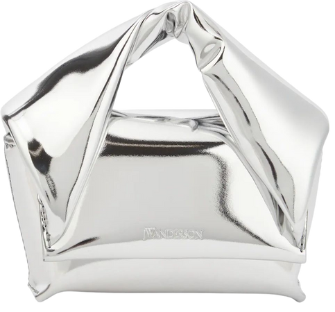 Twister Micro Crossbody Bag in Silver - JW Anderson | Mytheresa