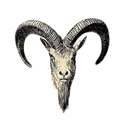 Amazon.com: Antique Long Horn Sheep or Ram Print Animal Artwork with an Old Fashioned Ram Horns Illustration in a Vintage Script Paper Style - Office, Bedroom, Living Room Home Decor (8 x 8 Inches): Posters & Prints
