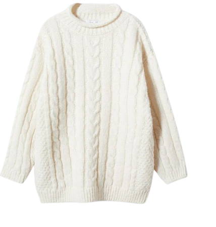 Braided wool sweater - Women | Mango USA