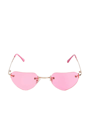 Rimless Heart Sunglasses | Urban Outfitters