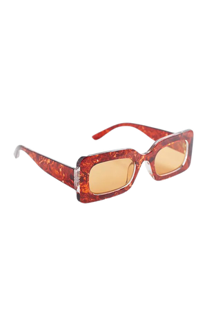 Marcie Chunky Rectangle Sunglasses | Urban Outfitters