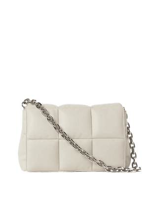 Quilted Shoulder Bag - Light beige - Ladies | H&M US