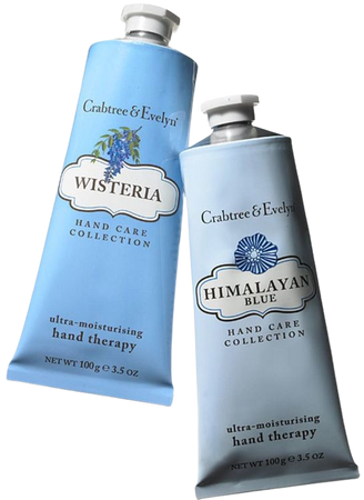 wisteria and Himalayan blue hand cream/lotion
