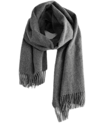 & Other Stories Grey Oversized Scarf