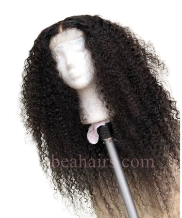 150% Density 6 inch parting Lace Front Brazilian Virgin deep curly --NLW676 - Bea Hairs