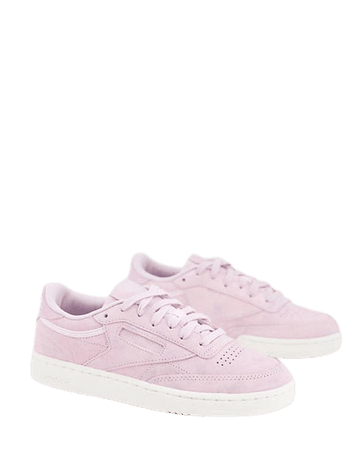 Reebok Club C 85 sneakers in washed pink | ASOS
