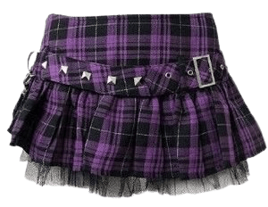 Purple Punk/Goth Skirt
