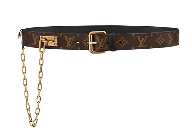 LOUIS VUITTON chain belt