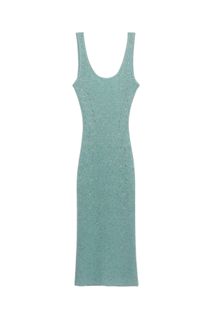 Monika Crystal Knit Midi Dress
