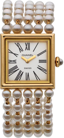 Chanel Swiss Pearl Wristwatch