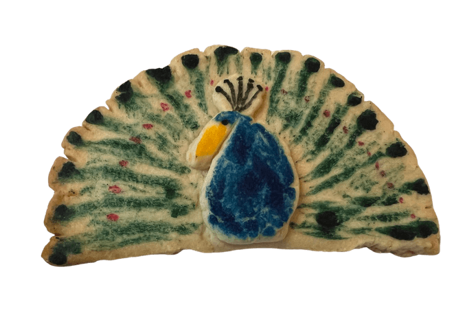 peacock 🦚 cookie