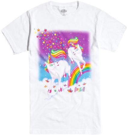Lisa Frank Markie The Unicorn Rainbow T-Shirt