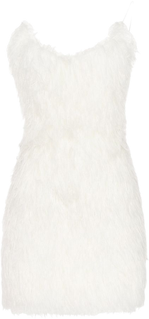 Knit Faux Fur Mini Dress By Coperni | Moda Operandi