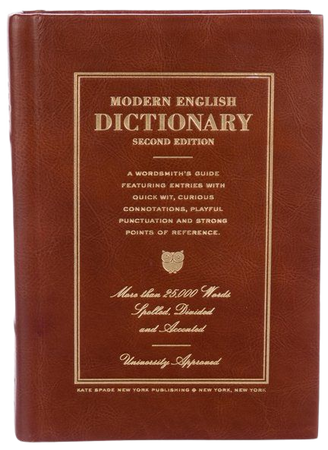 Kate Spade New York Modern English Dictionary Book Clutch - Handbags - WKA105875 | The RealReal
