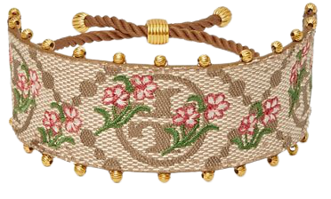 T Monogram Floral Bracelet: Women's Designer Bracelets | Tory Burch