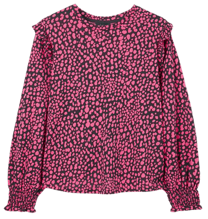 Samara null Jersey Blouse With Frill Shoulder Detail , Size US 6 | Joules US