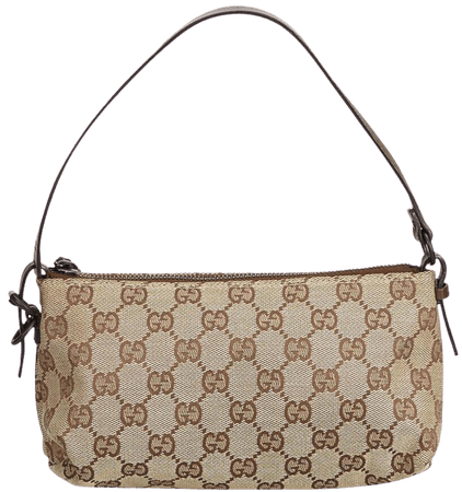 Gucci Brown Guccissima Jacquard Baguette For Sale at 1stdibs