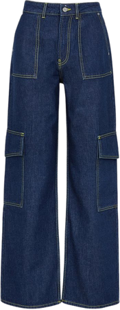 Ganni Angi wide-leg jeans - Harvey Nichols