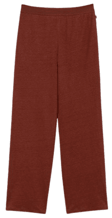 mahogany linen Seville pants