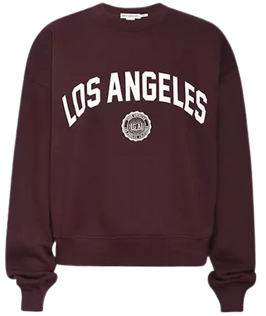 Shop Good American Los Angeles Cotton-Blend Crewneck Sweatshirt | Saks Fifth Avenue