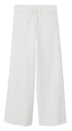 culotte h&m white pants