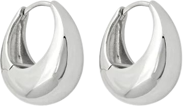 Macy Hoops - Silver – ALIX YANG Jewellery