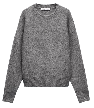 grey sweater Zara