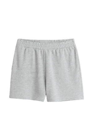Sweatshorts - Light gray melange - Ladies | H&M US