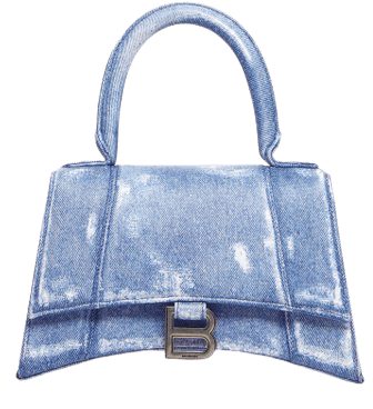Hourglass S Printed Leather Top Handle Bag By Balenciaga | Moda Operandi