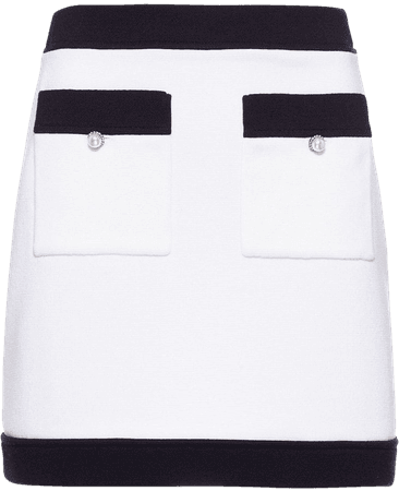 Miu Miu two-tone mini skirt