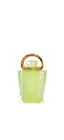 Lime Satchel purse