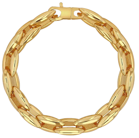 ANINE BING Oval Link Bracelet - Gold