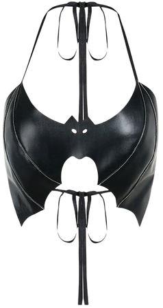 Bat Shaped Backless Sleeveless Halloween Crop Top Women Cosplay Camisole Vest - Walmart.com