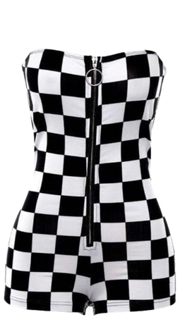 Checkerboard Playsuit