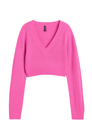 Short Sweater - Pink - Ladies | H&M US