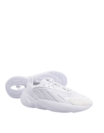 adidas Originals Ozelia sneakers in triple white | ASOS